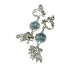 フローライトイヤリング金魚チャーム...