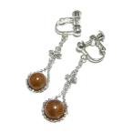 ヘソナイトガーネットイヤリング小さ...