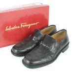 ショッピングフェラガモ 『USED』 Salvatore Ferragamo フェラガモ 0289157 ローファー ブラック