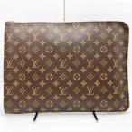  распродажа прекрасный товар LOUIS VUITTON Louis * Vuitton портфель ручная сумочка сумка документы кейс Brown PVC мужской женский мода M53456 USED