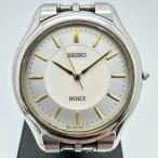 SEIKO セイコー ドルチェ DOLCE 8J41-6030 腕時計 クオーツ シルバー メンズ レディース ヴィンテージ ファッション USED