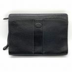 BURBERRY バーバリー ノバチェック セカンドバッグ レザー ブラック 黒 メンズ
