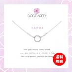 LAブランドDOGEARED(ドギャード）のシルバーネックレス☆華奢でかわいいカルマのデザイン☆ORIGINAL KARMA SILVER