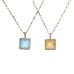 ネックレスシトリンブルートパーズK10YG