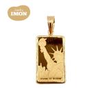 ショッピングリバティ 「新品」純金 K24 リバティ インゴット 2g K18 枠 ペンダント