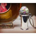K&D アメリカ製 万華鏡 ペンダント カレイドスコープ ハンドメイド ネックレス ベネチアングラス シルバー925 ユニセックス SV925