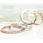 K18 WG/PGÅ·Á³¥À¥¤¥ä0.30ct¥Õ¡¼¥×¥Ô¥¢¥¹24mmDIAMOND PIERCE