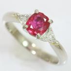 リング  ルビー 1.01ct ダイヤモンド 計0.35t  11.5号 プラチナ(Pt900)   【中古】 ジュエリー 【新品仕上げ済み】netshop