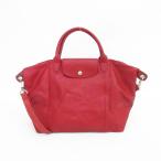 ショッピングロンシャン LONGCHAMP(ロンシャン)  ルプリアージュ 2WAY/ショルダー/トートバッグ  赤 レザー/ 【ブランドバッグ】【中古】nb netshop