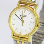 LONGINES(ロンジン) クラシック コンビ L4.220.2 デイト/白 ホワイト文字盤 ステンレススチール(SS) クォーツ レディース  【中古】 腕時計 netshop