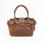 Salvatore Ferragamo(サルヴァトーレ・フェラガモ)  トートバッグ  茶 ブラウン レザー【ブランドバッグ】  【中古】 netshop