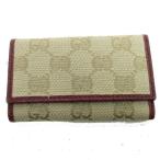 GUCCI(¥°¥Ã¥Á) GG 6Ï¢¥¡¼¥±¡¼¥¹ 260989 ¥Ù¡¼¥¸¥å¡ß¥Ü¥ë¥É¡¼ ¥¥ã¥ó¥Ð¥¹¡ß¥ì¥¶¡¼ ¡Ú¥Ö¥é¥ó¥É¾®Êª¡Û ¡ÚÃæ¸Å¡Û netshop
