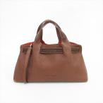 ショッピングフェラガモ Salvatore Ferragamo(サルヴァトーレ・フェラガモ)  2WAYバッグ ハンド ショルダー   茶 ブラウン レザー【ブランドバッグ】  【中古】 netshop