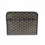 ショッピングゴヤール GOYARD(ゴヤール)  ヘリンボーン ジュバンスMM クラッチバッグ  黒 ブラック 【ブランドバッグ】  【中古】 netshop