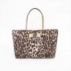 kate spade(ケイトスペード) ヒョウ柄 トートバッグ PXRU4789 茶 ブラウン ナイロン/ 【ブランドバッグ】【中古】nb netshop