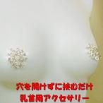 ニップルハガー　レイシーシルバー　　乳首アクセサリー ニップル 乳首