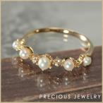 パールリングホワイトトパーズ指輪レディースゴールドおしゃれ人気爆買いクリスマス