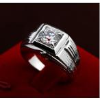 指輪リングK18煌きダイヤモンドCZ彩石リングホワイトゴールドK18RGP...