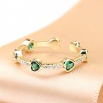 指輪 リング レディース フリーサイズ ハート 上品 可愛い 誕生日 記念日 クリスマス 母の日 テレワーク ランチ会 金属アレルギー対応