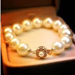 優雅で上質の存在感を手元に演出/天然貝パール/ブレスレット/ファッション/...
