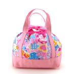 ハンドメイド【お弁当袋(持ち手付き)】うさはな柄