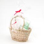 【ギフトセット】Mayuco ハンドクリーム＋ソープ（＋宇野千代ハンカチ）（かごギフト）