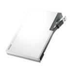 I-O DATA USB3.0/2.0 подключение портативный HDD[ кабель место хранения kak легкий ] snow белый 750GB HDPV-UT750W