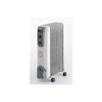 デロンギ オイルラジエターヒーター H770812EFS ホワイト×ミディアムグレー 並行輸入品