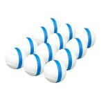  тренировка мяч вращение проверка мяч 69 голубой / белый 12 шт 
