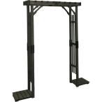  сад сад натуральное дерево производства балкон арка темно-коричневый ширина 170cm× высота 190cm× глубина 30cm веранда установка возможно JSBA-1900