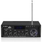  двойной MIC Bluetooth 5.0 усилитель мощности стерео USB плеер Home динамик 50W×2