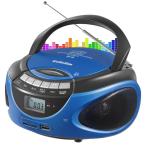 Gelielim ポータブルCDプレーヤー, AM/FMラジオ, CDラジカセ, CD/CD-R/CD-RW, USB/SD/AUX 多機能