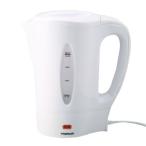 ヤザワ トラベルケトル 全世界対応 変圧器不要 本体プラグA コップ2個・専用ポーチ付 容量400ml TVR09WH