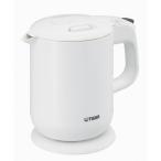 タイガー 電気ケトル 「わく子」 800ml ホワイト PCG-A080-W