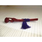 【特別販売品】朱妹古代塗り　蓮如意　正絹房付き(長さ36cm幅6cm)長期在庫品の為特価セール　木製高級仏具通販　管理番号「997067」