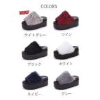 サンダルレディース歩きやすい厚底サンダルシューズフラットサンダルファーサボスリッパ