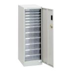 ショッピングセキュリティ製品 ナカバヤシ　アバンテV2セキュリティフロアケース A4 タテ型 浅6・深6段 ニューグレー　AF-SH12ニューグレー