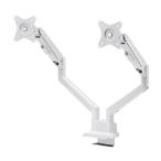  Sanwa Supply монитор arm ( двойной * газ springs тип * тонкий Short зажим * белый ) CR-LAC2403W