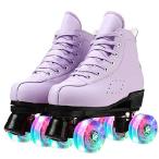 Teafor Womens Roller Skates Purple Classic Rolle