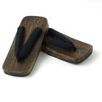 . geta ....L размер . geta мужской джентльмен 26.0~26.5cm одноцветный чёрный крепдешин нос . предотвращение скольжения Raver низ джинбей Samue юката ......