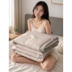  лето futon . ватное одеяло мытье ... хлопок летний .. одиночный легкий круг мытье лето ...... скорость . "дышит" мягкий удобный покрывало весна лето 