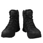 サバゲーブーツ ミリタリーブーツ メンズ タクティカルブーツ 滑り止め サイドジップ 砂漠靴 コンバット 耐磨耗 軽量 台風 大雨 四季