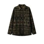 ジャケット メンズ 長袖 プリント柄