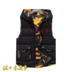 ダウンコットンベストベストメンズリ...