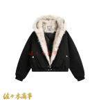 ショッピングもこもこ 中綿コート メンズ ファーコート 綿入れジャケット 防寒 保温 もこもこ ウィンタージャケット 厚い 綿服 フェイクファー あったかい