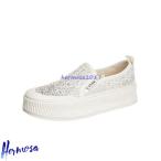  туфли без застежки спортивные туфли женский толщина низ 4.5cm deck shoes гонки украшен блестками эспадрильи весна лето Kirakira g Ritter 