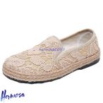  женский туфли без застежки цветочный принт гонки весна лето эспадрильи .... обувь хлопок лен способ парусина плоская обувь женская обувь туфли без застежки симпатичный 