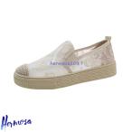  женский туфли без застежки весна лето бабочка рисунок эспадрильи ..... ткань .. чувство chu-ru парусина плоская обувь женская обувь туфли без застежки 