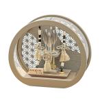 ショッピングかわいい 破魔弓 円型 コンパクト 丸 破魔矢 まる形 ベージュ くすみ色 初正月 かわいい おしゃれ ケース入り 10号 (高さ約30cm)  日向 アクリル 101763 gh-009 2026