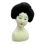 日本人形頭 顔 手芸品 部品 尺三(12号) 芸者 (普)